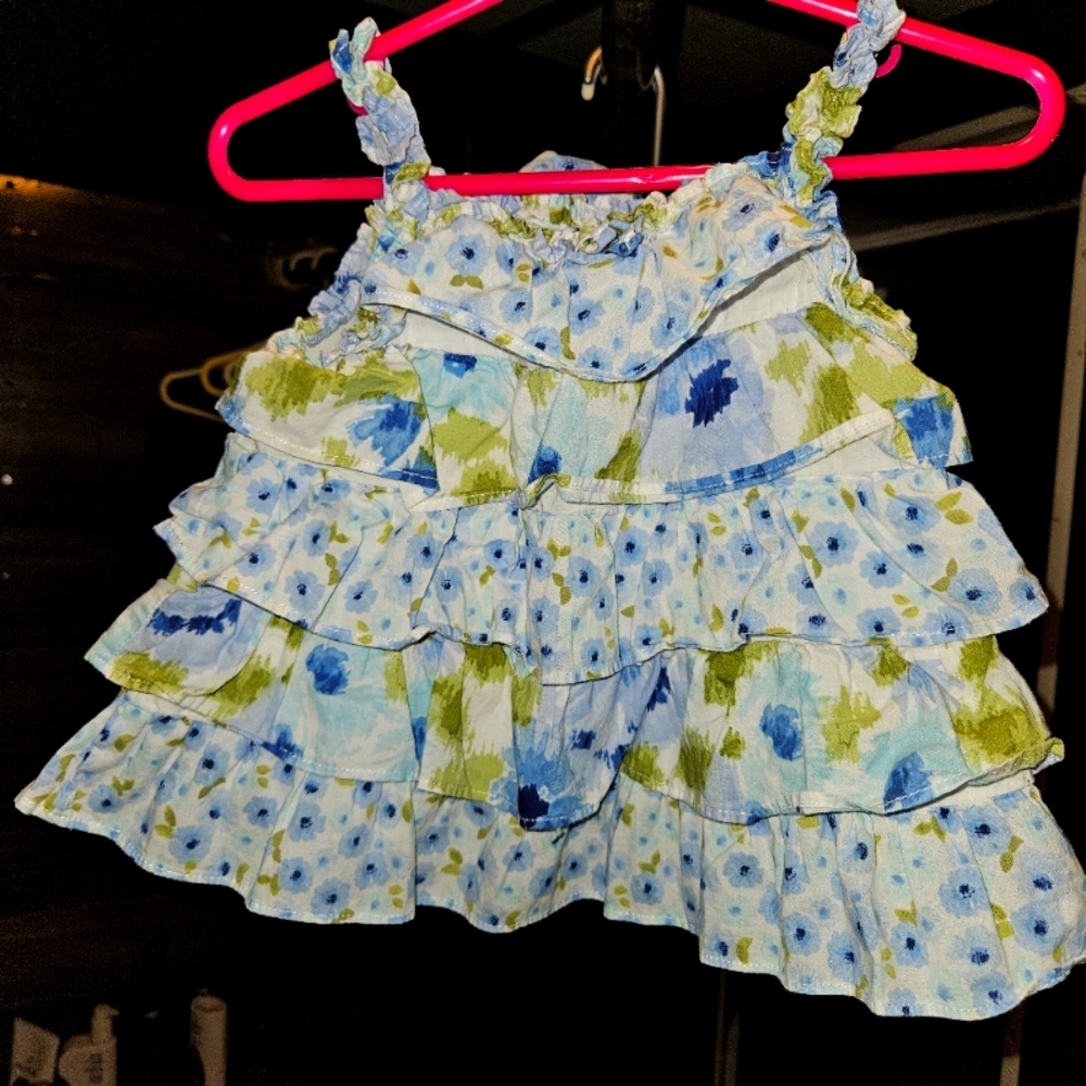 Little girls Gymboree ruffle shirt 24months